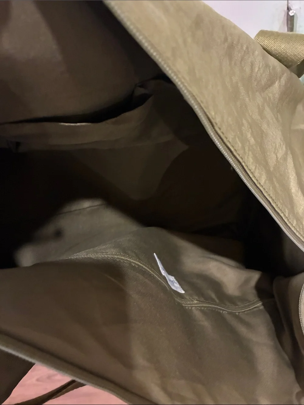Universal Thread Olive Canvas Duffel Bag